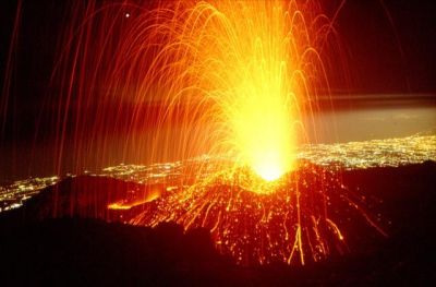 El volcán Etna amenaza al Giro de Italia
